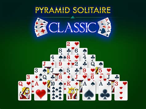 Pyramid solitaire green felt  To win, get all the cards from the pyramid to the foundation